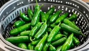 Pimientos-de-padrón-en-freidora-de--aire-Cosori