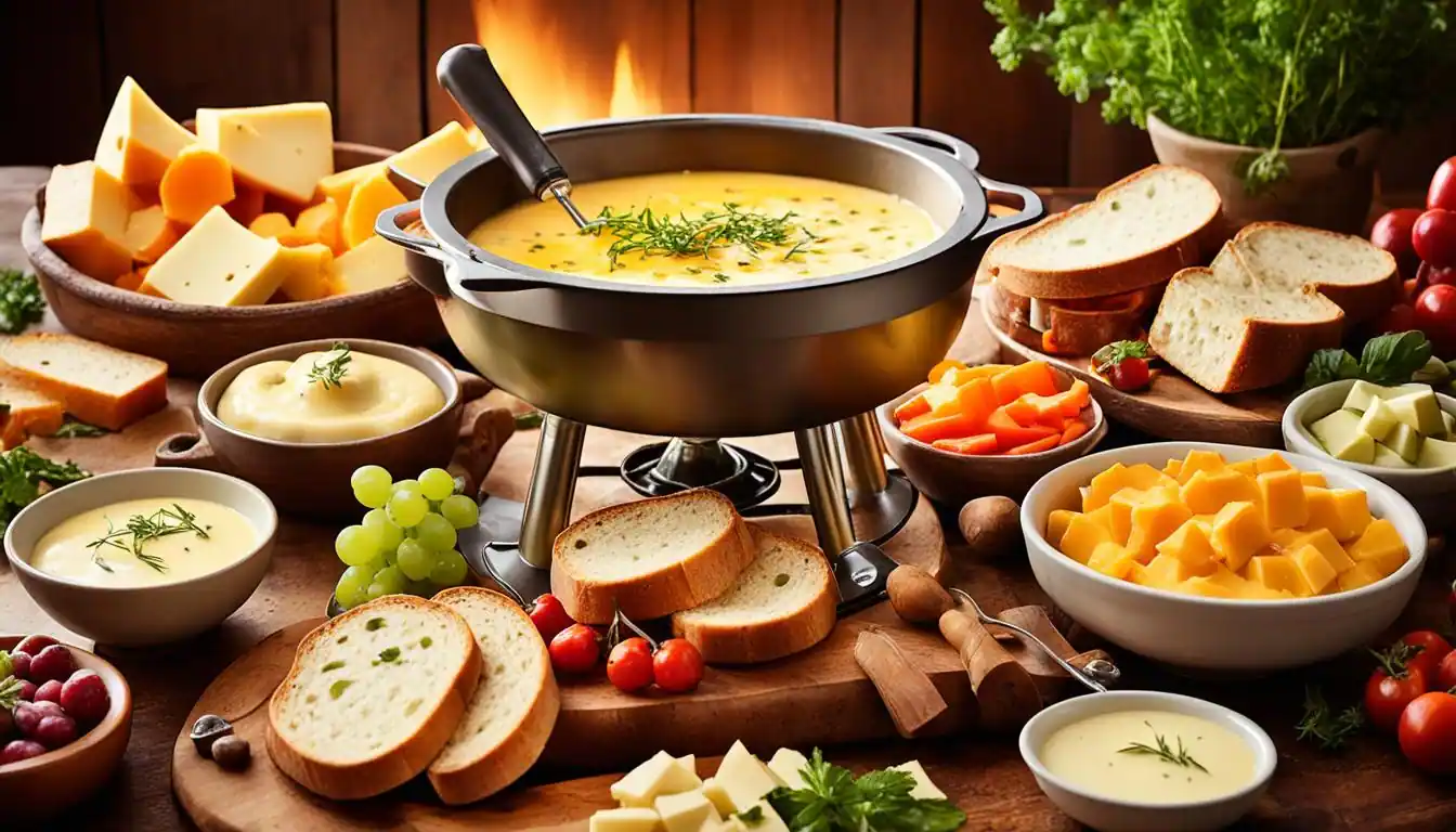 fondue-de-pan-con-queso