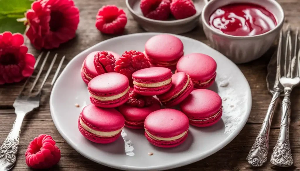 macarons-de-frambuesa