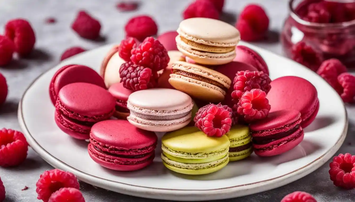 macarons-de-frambuesa