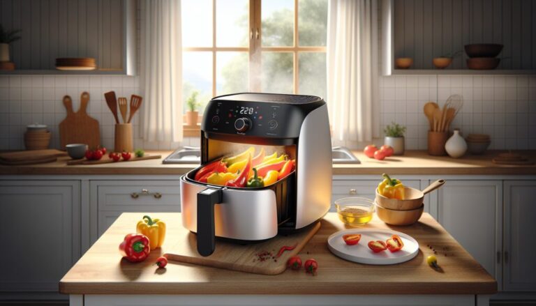 Pimientos asados perfectos en freidora de aire Cosori